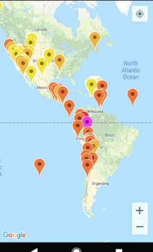 Mapa de Terremotos e Tsunamis 3