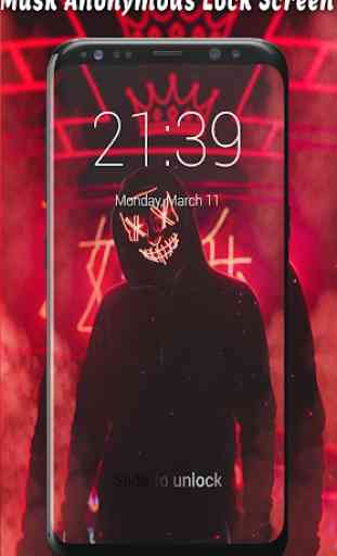 Mask Anonymous Lock Screen & Wallpapers 1