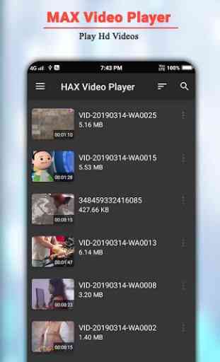 MAX Video Player 2020 - Video Player 1