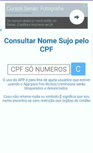 Nome Sujo CPF Consultar Gratis 1