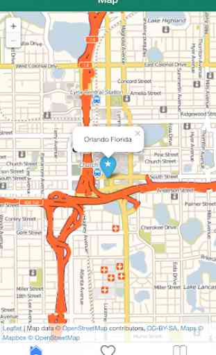 Orlando mapa off-line guia 1
