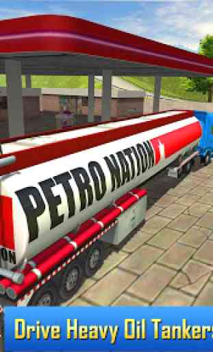 Petroleiro óleo Transportador Caminhão Simulador 2