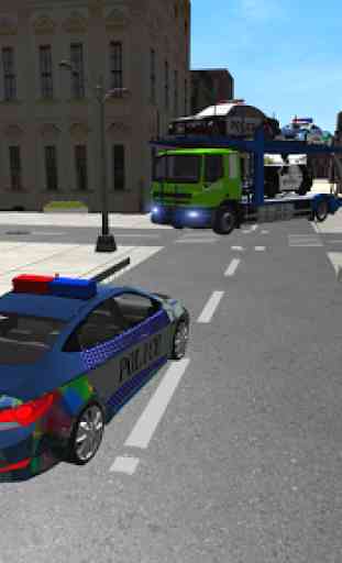 Police Suit Transport 3D Truck Driving 1