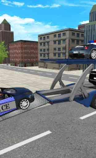 Police Suit Transport 3D Truck Driving 2