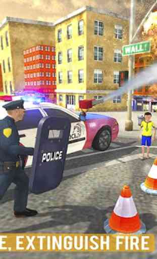 Polícia da cidade Emergency Hero Rescue 2