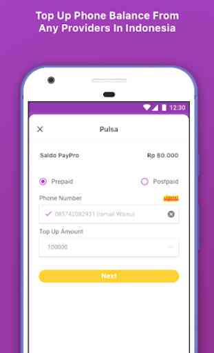 Pulsa Recharge, PLN, Pay by QR & Money Transfer 3