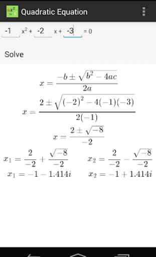 Quadratic Equation 3