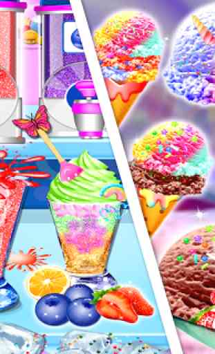 Rainbow Ice Cream Party - Unicorn Desert Food 3