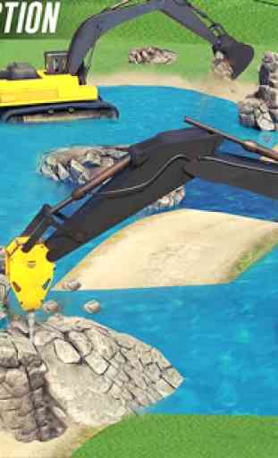 River Sand Excavator Simulator: Crane Game 3