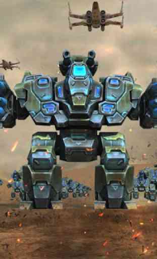 Robôs guerra futurista 3