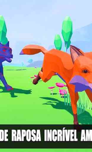 Selva de fantasia de simulador raposa brasileira 1