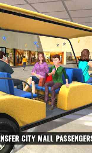 Shopping Mall Smart Taxi: Family Car Taxi Game 2
