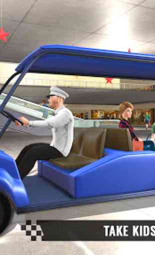 Shopping Mall Smart Taxi: Family Car Taxi Game 3