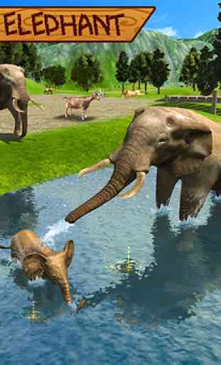 Simulador de família elefante 3