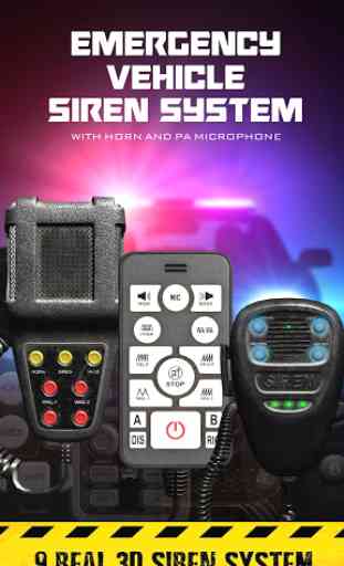 Sistema sirene veículo emergência PRANK GAME 4