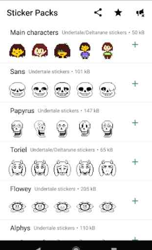 Stickers de UNDERTALE e DELTARUNE para WhatsApp 1