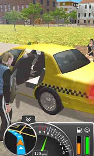 Taxi Realistic Simulator - Free Taxi Driving Game 1