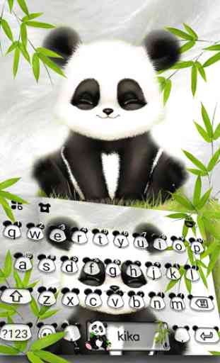 Tema de teclado Baby Panda 1