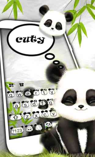 Tema de teclado Baby Panda 2