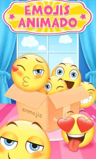 Tema de teclado de animado emoji & cute emoji 1