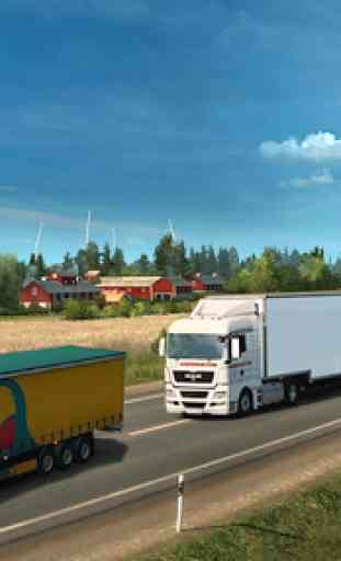 Truck Simulator 2018 :Heavy Cargo Truck Europe 3D 2