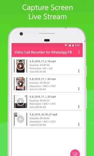 Video Call Recorder for WhatsApp FB 2