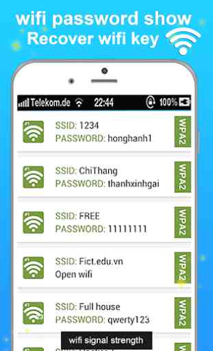 Wifi password key show free 4