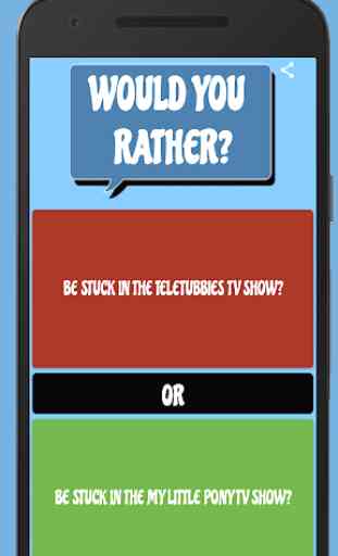 Would You Rather For? Kids 1