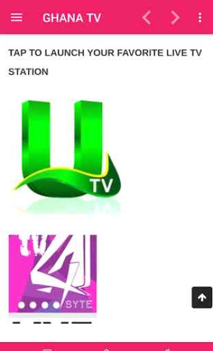 GHANA TV, UTV, Adom TV, TV3, 4SYTE TV, GH, NET 2 1
