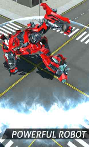 Ar Robô Jogos - Vôo Robô Transformando Avião 1