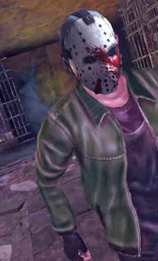 Assustador Jason 3D: Horror Friday Escape 3
