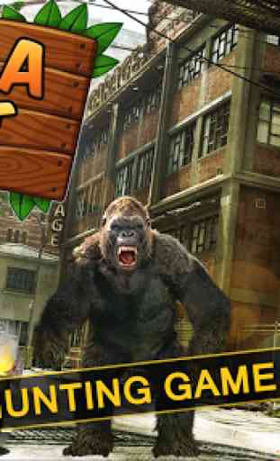 Ataque selvagem da cidade do gorila 3