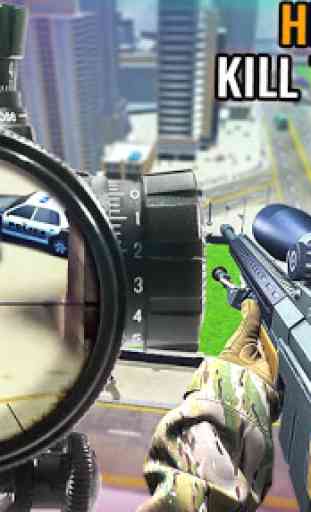Atirador moderno 3d: novo jogo de tiro sniper 2