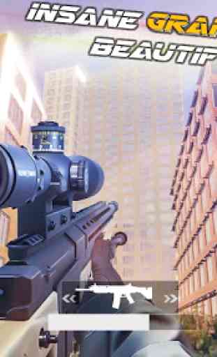 Atirador moderno 3d: novo jogo de tiro sniper 3