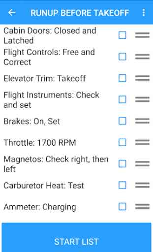 Aviation Speech Checklist 3