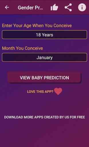Baby Gender Prediction - Fun App 2