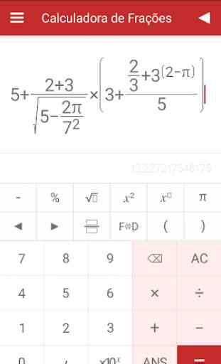 Calculadora de Frações 1