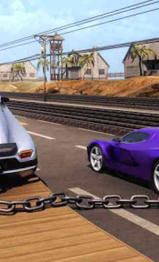 Chained GT Car Stunts Racing 3