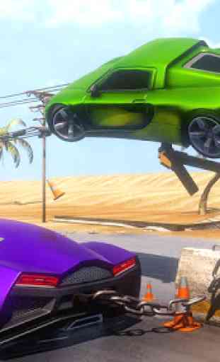 Chained GT Car Stunts Racing 4
