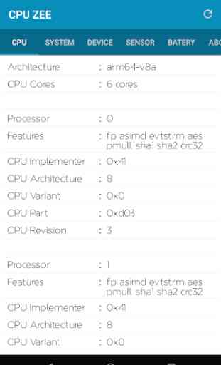 CPU-Z: informações do dispositivo 2