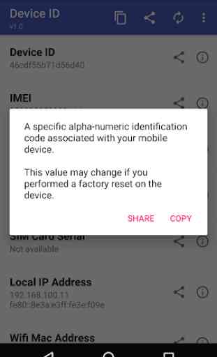 Device ID (Android ID) 2