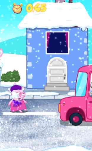 Engraçados Snowball batalha: Jogos de Inverno 1
