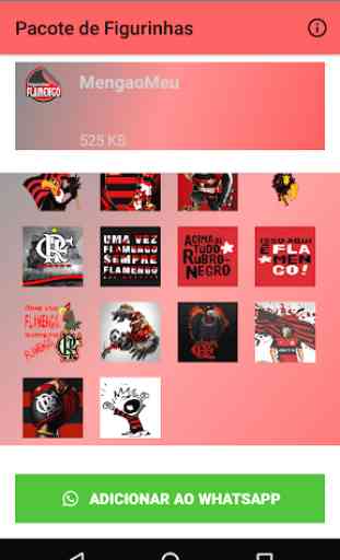 Figurinhas do Flamengo - Stickers, Adesivos 2