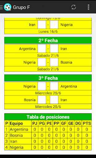 Fixture Mundial Brasil 2014 4