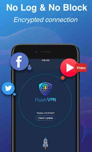 Flash VPN - VPN Grátis, Segura e Rápida 3