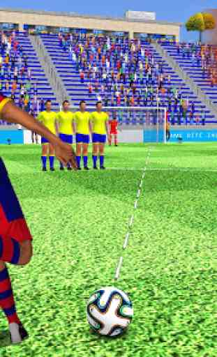 Flick Football Strike: FreeKick Soccer Games 1