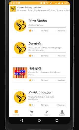 FoodBee - Friendly Food Delivery App in Himachal 4