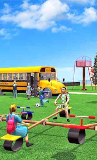Fora estrada Alto Escola ônibus Simulador - School 1