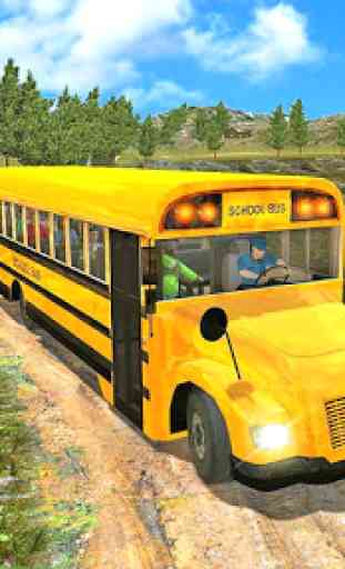 Fora estrada Alto Escola ônibus Simulador - School 4