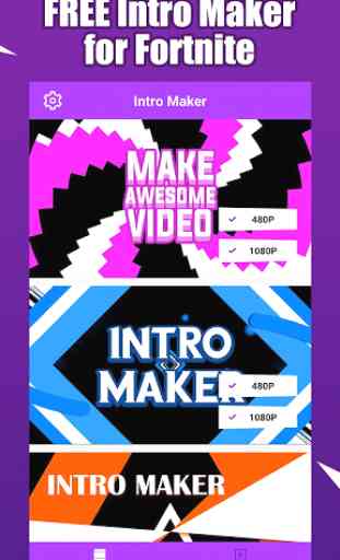 Fort Intro Maker para YouTube - intro de Fortnite 1